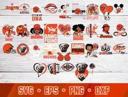 Cleveland Browns svg bundle ,Cleveland Browns svg dxf eps png , N F L Teams svg , digital download