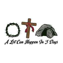 A Lot Can Happen in 3 Easter Svg, Bunny Svg, Easter Rabbit Svg, Rabbit Svg, Easter Bunny Svg File Cut Digital Download