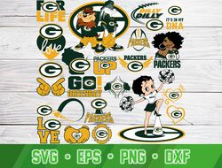 Green Bay Packers SVG Bundle  ,Green Bay Packers svg dxf eps png , N F L Teams svg , digital download
