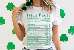 Patrick Day Irish Facts Shirt, Irish Facts ,paddys day shirt ,Shamrock Shirts, Patricks Day, Irish Tshirt - T59