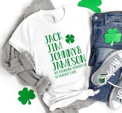 Jack Jim Johnny & Jameson St. Patrick's Day T-Shirt | Funny St. Patrick's Day Graphic Shirt | St. Patrick's Day Tee -T72