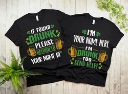 Matching St Patricks Couple Shirt Funny St Patrick's Day TShirt for Him and Her Wife - T79