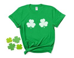 Shamrock Shirt, Irish Shirt, St Patrick's Day Shirt, St Patrick's Day T-Shirt for Women, T shirt, gift for her - T80