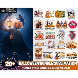 20 Halloween Mega Bundle PNG Bundle Fall Png, Ghost Png, Pumpkin Png, Retro, Daisy, Smiley Face, Fall Season Png, Instan