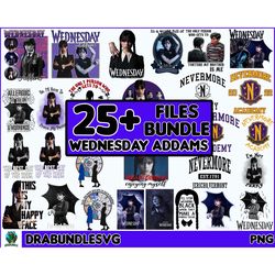 25 Wed Addams Png Bundle, Nevermore Academy Png, New 2022 TV Series Png, Horror Movies Png, Wed The Best Day Of Week Png