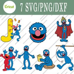 Grover svg, Grover bundle svg, Png, Dxf, Cutting File, Svg Files for Cricut, Silhouette