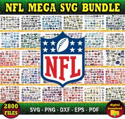 NFL Mega Bundle, ALL 32 Teams SVG, DXF, EPS, PNG - SVG BUNDLE FOR PRINT AND CRICUT
