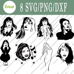 Selena Quintanilla svg, Selena Quintanilla bundle svg, Png, Dxf, Cutting File, Svg Files for Cricut, Silhouette