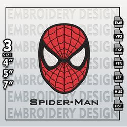Spider Man Movie Embroidery Designs, Marvel Comics  Embroidery Files,  Spider Man, Machine Embroidery Pattern