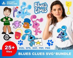 BLUES CLUES SVG BUNDLE - Mega Bundle svg, png, dxf, Files For Print And Cricut