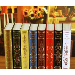 lightly decorated books fake book boxes simulated books home decoration book props