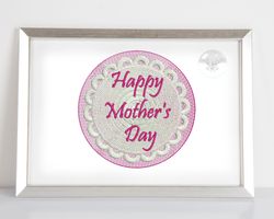 Cake - Mother's Day Embroidery Designs