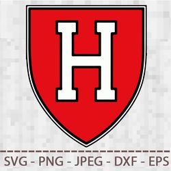 Harvard Crimson Logo SVG PNG JPEG  DXF Digital Cut Vector Files for Silhouette Studio Cricut Design