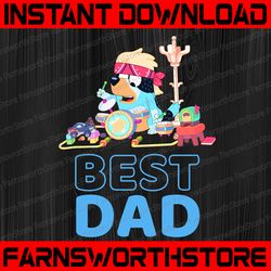 Bluey Best Dad Matching Family For Lover PNG, Bluey Dad, Bluey, Father's Day Png, Happy Father Day