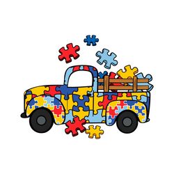 Autism Truck SVG PNG Autism Life SVG Autism Awareness SVG Cricut For Files
