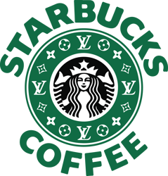 Starbucks Louis Vuitton Svg, Louis Vuitton Logo Svg, Louis Vuitton Logo Svg, Fashion Logo Svg, File Cut Digital Download