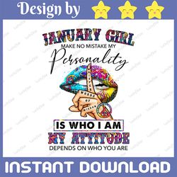 January Girl Hippie - Whisper Words Of Wisdom PNG, Birthday gift, January BirthdaySublimation Printing