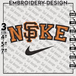 San Francisco Giants Embroidery Designs, MLB Embroidery Files, MLB Giants, Machine Embroidery Pattern, Digital Download