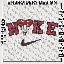 Arizona Diamondbacks Embroidery Designs, MLB Embroidery Files, Diamondbacks, Machine Embroidery Pattern,Digital Download