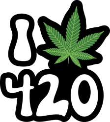 I Love 420 Weed svg, cannabis Svg, Stoner Svg, Marijuana Svg, Weed Smokings Svg File Cut Digital Download