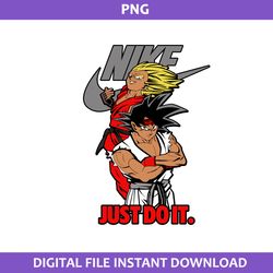 Goku and Vegeta Nike Png, Anime Nike Png, Nike Logo Png, Son Goku Png, Vegeta Png, Drangon Ball Png Digital File