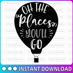 Oh the places you'll go Disney svg, Disney Mickey and Minnie svg,Quotes files, svg file, Disney png file, Cricut, Silhou