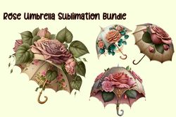 Rose Umbrella Sublimation Bundle
