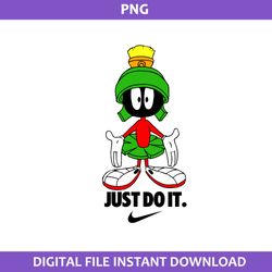 Marvin the Martian Nike Png, Marvin the Martian Swoosh Png, Nike Logo Png, Marvin the Martian Png Digital File