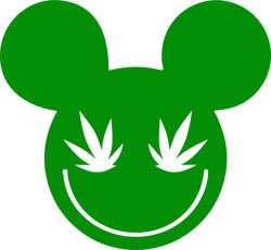 Mickey Weed svg, cannabis Svg, Stoner Svg, Marijuana Svg, Weed Smokings Svg File Cut Digital Download
