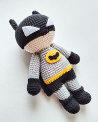 Crochet Toy amigurumi Superhero Batman Toy handmade soft toy baby gift