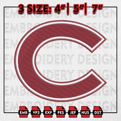 Colgate Raiders Embroidery files, NCAA D1 teams Embroidery Designs, NCAA Colgate, Machine Embroidery Pattern