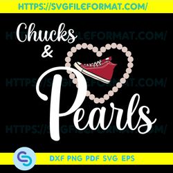 Chucks And Peals Svg, Trending Svg, Chuck And Pearls 2021 Svg, Chucks and Pearls Gift, Madam Vice President SVG,
