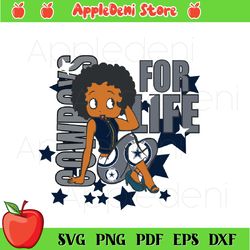Cowboys For Life Betty Boop Girl Svg, Sport Svg, Dallas