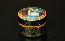 Giselle jewelry box ballet lacquer miniature handmade gift