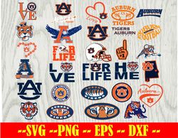 Auburn Tigers Football Team svg, Auburn Tigers svg, N C A A SVG, Logo bundle Instant Download