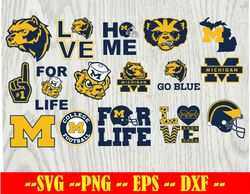 Michigan Wolverines Football Team svg, Michigan Wolverines svg, N C A A SVG, Logo bundle Instant Download