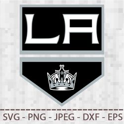 Los Angeles Kings SVG PNG JPEG  DXF Digital Cut Vector Files for Silhouette Studio Cricut Design