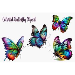 Colorful Butterfly Clipart