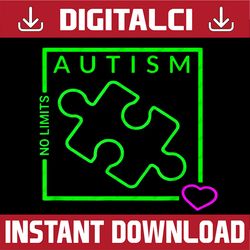 Moana Kai Surf Shop Autism Awareness No Limits Graphic PNG Sublimation Design