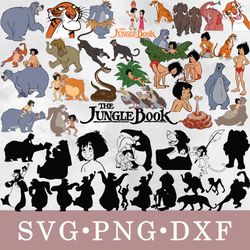 Jungle Book svg, Jungle Book bundle svg, png, dxf, svg files for cricut, movie svg, clipart