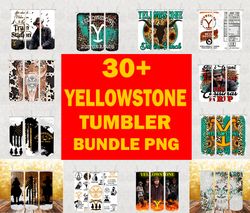 30 Yellowstone Tumbler Wrap Bundle Png , Beth Dutton Tumbler Png , Yellowstone Png, Dutton Ranch Png Digital Download