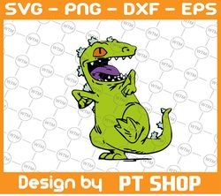 Reptar Rugrats SVG,png, dxf, Cricut, Silhouette Cut File, Instant Download