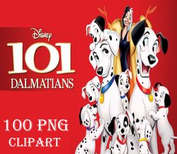 100 File 101Dalmatians Bundle Png, 101Dalmatians Png, Disney 101Dalmatians Bundle Png, Disney Png Digital Download