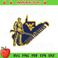 WV Mountaineers Svg, West Virginia Mountaineers Football Svg, Sport Svg