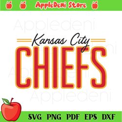 Kansas City Chiefs Football Logo Svg, Sport Svg, Kansas City Svg, Chiefs Team Svg