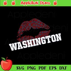 Washington Lip Svg, Sport Svg, Football Team Svg, American Football Svg, National Football League Svg