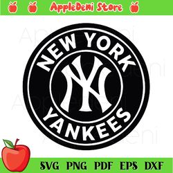 New York Yankees Logo Circle Svg, Sport Svg, Baseball Team Svg, MLB Svg, Major League Baseball