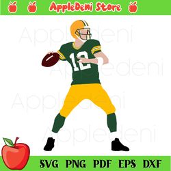 Aaron Rodgers 2478 Svg, Sport Svg, Green Bay Packers Svg, Football Svg, NFL Team Svg