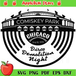 Comiskey Park Chicago Disco Demolition Night Svg, Sport Svg, Disco Demolition Night