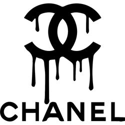 Chanel Dripping Logo Svg, Fashion Brand Svg, Dripping Logo SvgBrand Logo Svg, Luxury Brand Svg, Fashion Brand Svg, Famou